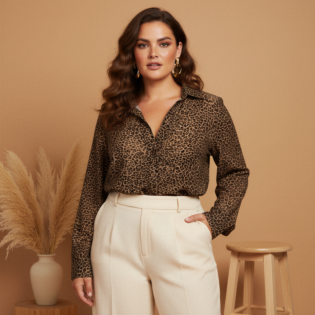 The Arden Leopard Blouse